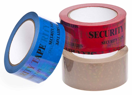 continuous rolls of security tape